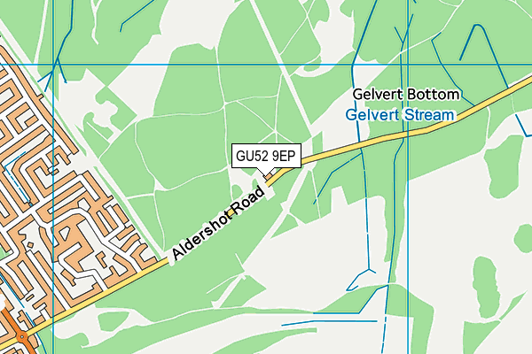 GU52 9EP map - OS VectorMap District (Ordnance Survey) GU52 9EP map - OS VectorMap District (Ordnance Survey)