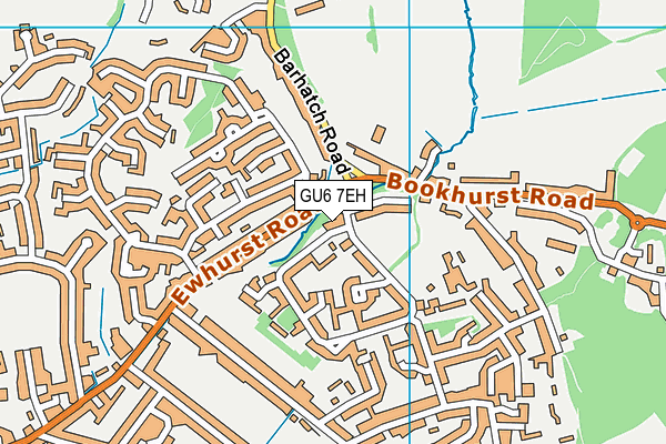 GU6 7EH map - OS VectorMap District (Ordnance Survey) GU6 7EH map - OS VectorMap District (Ordnance Survey)
