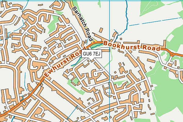 GU6 7EJ map - OS VectorMap District (Ordnance Survey) GU6 7EJ map - OS VectorMap District (Ordnance Survey)