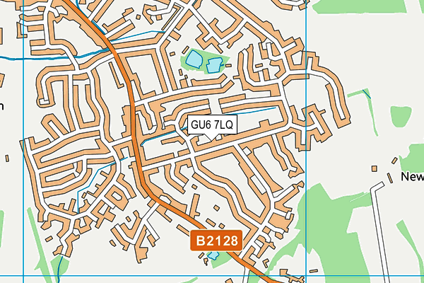 GU6 7LQ map - OS VectorMap District (Ordnance Survey) GU6 7LQ map - OS VectorMap District (Ordnance Survey)