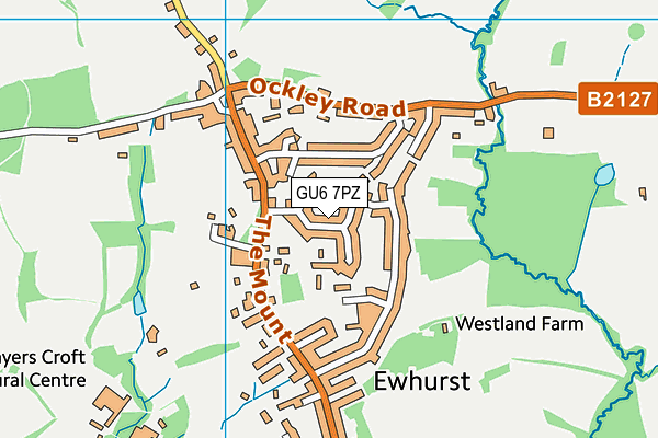 GU6 7PZ map - OS VectorMap District (Ordnance Survey) GU6 7PZ map - OS VectorMap District (Ordnance Survey)