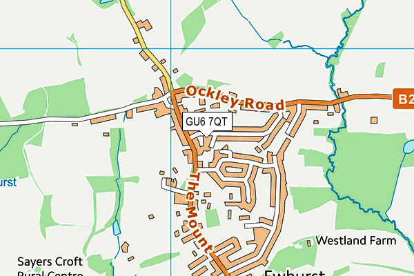 GU6 7QT map - OS VectorMap District (Ordnance Survey) GU6 7QT map - OS VectorMap District (Ordnance Survey)