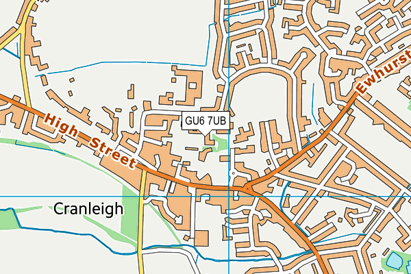 GU6 7UB map - OS VectorMap District (Ordnance Survey) GU6 7UB map - OS VectorMap District (Ordnance Survey)