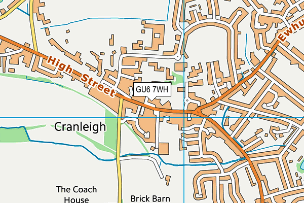 GU6 7WH map - OS VectorMap District (Ordnance Survey) GU6 7WH map - OS VectorMap District (Ordnance Survey)