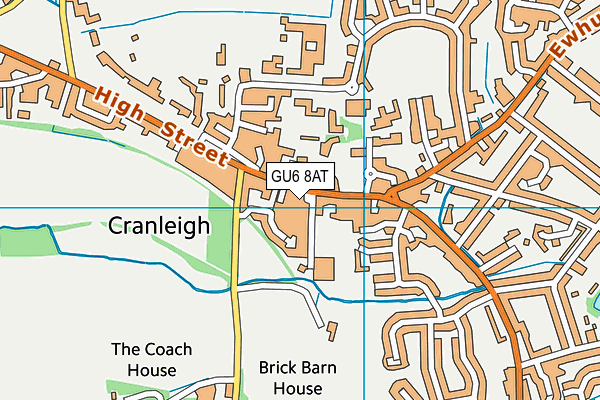 GU6 8AT map - OS VectorMap District (Ordnance Survey) GU6 8AT map - OS VectorMap District (Ordnance Survey)