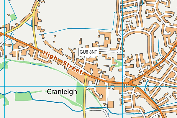GU6 8NT map - OS VectorMap District (Ordnance Survey) GU6 8NT map - OS VectorMap District (Ordnance Survey)
