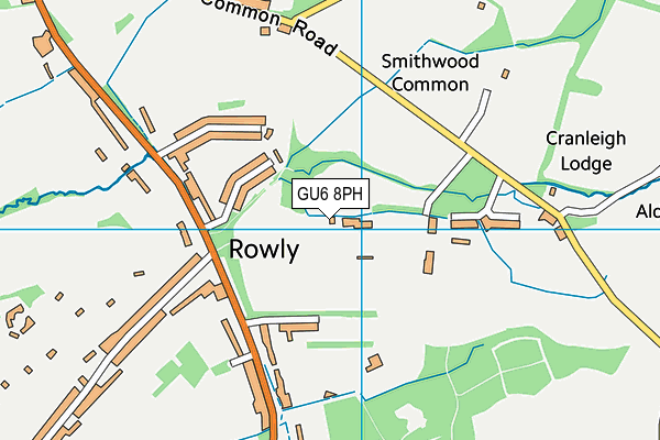 GU6 8PH map - OS VectorMap District (Ordnance Survey) GU6 8PH map - OS VectorMap District (Ordnance Survey)