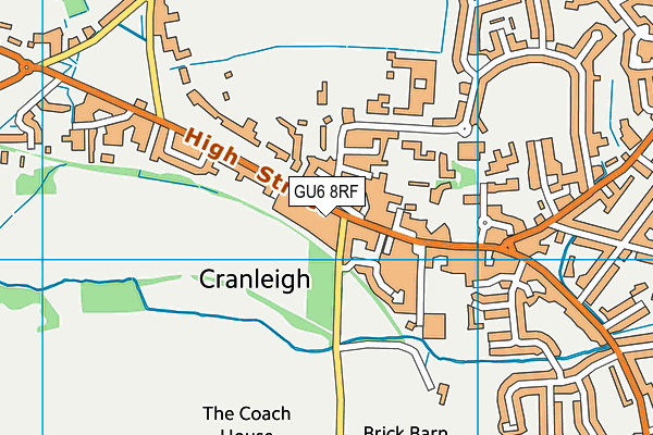 GU6 8RF map - OS VectorMap District (Ordnance Survey) GU6 8RF map - OS VectorMap District (Ordnance Survey)
