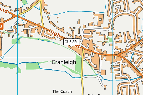 GU6 8RJ map - OS VectorMap District (Ordnance Survey) GU6 8RJ map - OS VectorMap District (Ordnance Survey)