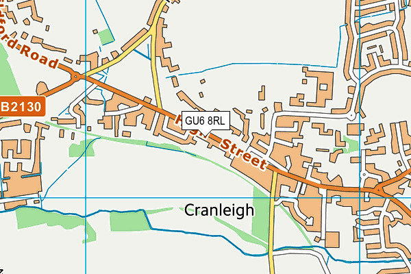 GU6 8RL map - OS VectorMap District (Ordnance Survey) GU6 8RL map - OS VectorMap District (Ordnance Survey)