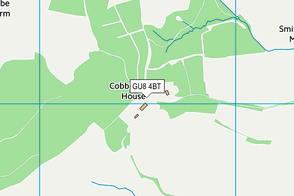 GU8 4BT map - OS VectorMap District (Ordnance Survey) GU8 4BT map - OS VectorMap District (Ordnance Survey)