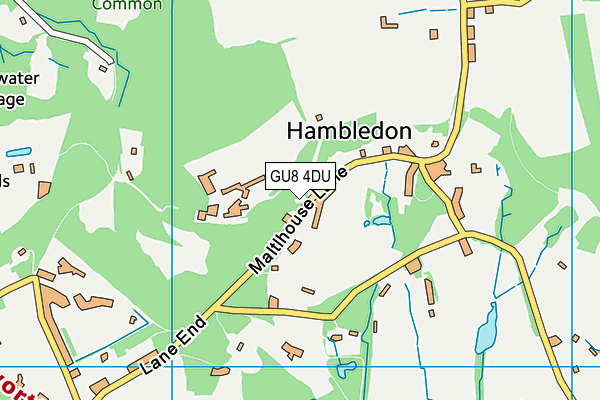 GU8 4DU map - OS VectorMap District (Ordnance Survey) GU8 4DU map - OS VectorMap District (Ordnance Survey)