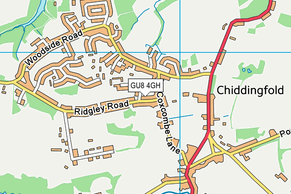 GU8 4GH map - OS VectorMap District (Ordnance Survey) GU8 4GH map - OS VectorMap District (Ordnance Survey)