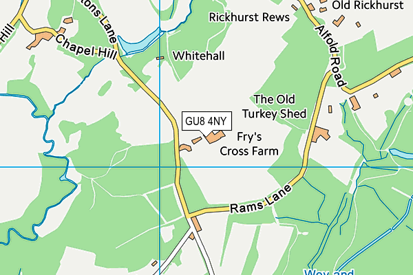 GU8 4NY map - OS VectorMap District (Ordnance Survey) GU8 4NY map - OS VectorMap District (Ordnance Survey)