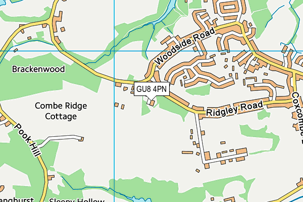GU8 4PN map - OS VectorMap District (Ordnance Survey) GU8 4PN map - OS VectorMap District (Ordnance Survey)