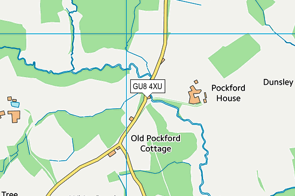 GU8 4XU map - OS VectorMap District (Ordnance Survey) GU8 4XU map - OS VectorMap District (Ordnance Survey)