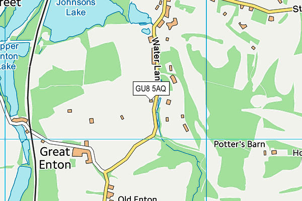 GU8 5AQ map - OS VectorMap District (Ordnance Survey) GU8 5AQ map - OS VectorMap District (Ordnance Survey)