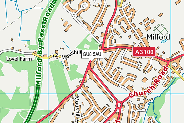 GU8 5AU map - OS VectorMap District (Ordnance Survey) GU8 5AU map - OS VectorMap District (Ordnance Survey)