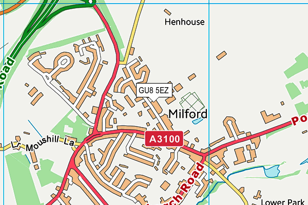 GU8 5EZ map - OS VectorMap District (Ordnance Survey) GU8 5EZ map - OS VectorMap District (Ordnance Survey)