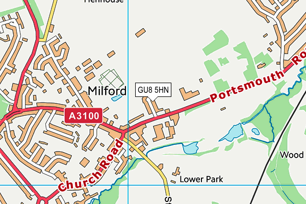 GU8 5HN map - OS VectorMap District (Ordnance Survey) GU8 5HN map - OS VectorMap District (Ordnance Survey)
