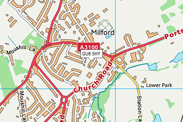 GU8 5HY map - OS VectorMap District (Ordnance Survey) GU8 5HY map - OS VectorMap District (Ordnance Survey)