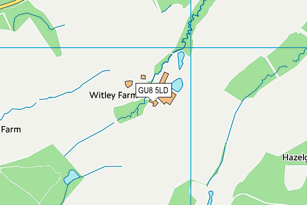 GU8 5LD map - OS VectorMap District (Ordnance Survey) GU8 5LD map - OS VectorMap District (Ordnance Survey)