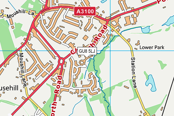 GU8 5LJ map - OS VectorMap District (Ordnance Survey) GU8 5LJ map - OS VectorMap District (Ordnance Survey)