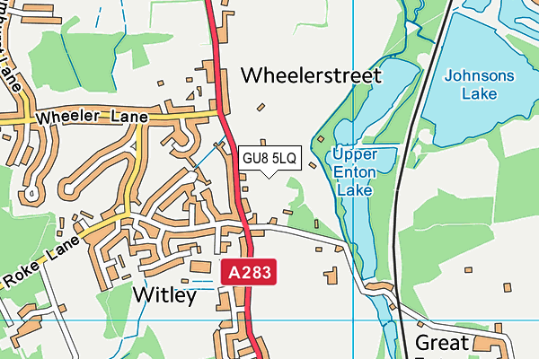 GU8 5LQ map - OS VectorMap District (Ordnance Survey) GU8 5LQ map - OS VectorMap District (Ordnance Survey)