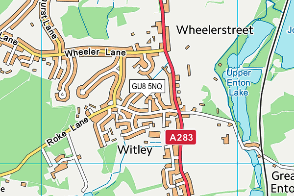 GU8 5NQ map - OS VectorMap District (Ordnance Survey) GU8 5NQ map - OS VectorMap District (Ordnance Survey)