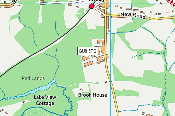 GU8 5TG map - OS VectorMap District (Ordnance Survey) GU8 5TG map - OS VectorMap District (Ordnance Survey)