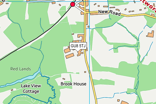 GU8 5TJ map - OS VectorMap District (Ordnance Survey) GU8 5TJ map - OS VectorMap District (Ordnance Survey)