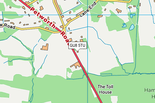 GU8 5TU map - OS VectorMap District (Ordnance Survey) GU8 5TU map - OS VectorMap District (Ordnance Survey)