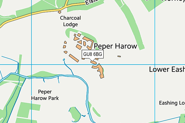 GU8 6BG map - OS VectorMap District (Ordnance Survey) GU8 6BG map - OS VectorMap District (Ordnance Survey)