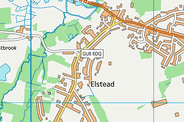 GU8 6DQ map - OS VectorMap District (Ordnance Survey) GU8 6DQ map - OS VectorMap District (Ordnance Survey)