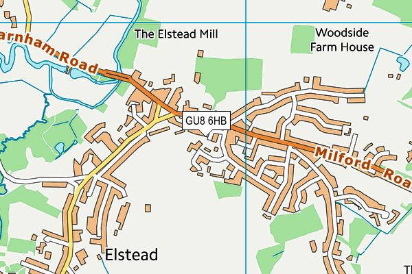 GU8 6HB map - OS VectorMap District (Ordnance Survey) GU8 6HB map - OS VectorMap District (Ordnance Survey)