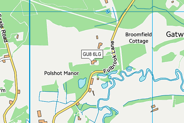GU8 6LG map - OS VectorMap District (Ordnance Survey) GU8 6LG map - OS VectorMap District (Ordnance Survey)
