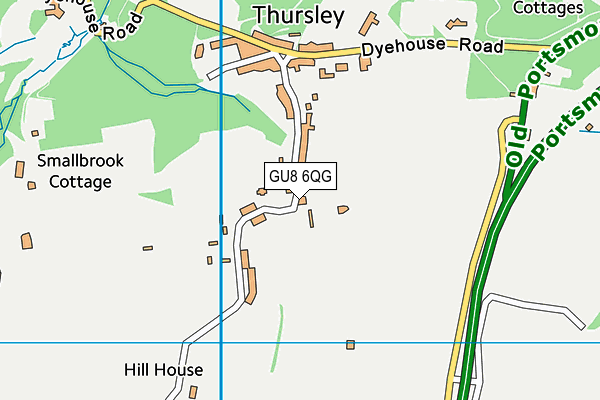 GU8 6QG map - OS VectorMap District (Ordnance Survey) GU8 6QG map - OS VectorMap District (Ordnance Survey)