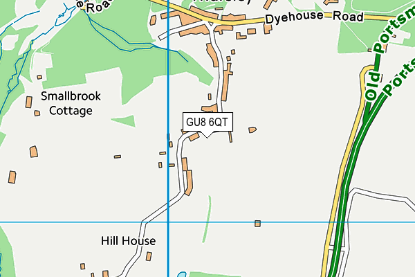 GU8 6QT map - OS VectorMap District (Ordnance Survey) GU8 6QT map - OS VectorMap District (Ordnance Survey)
