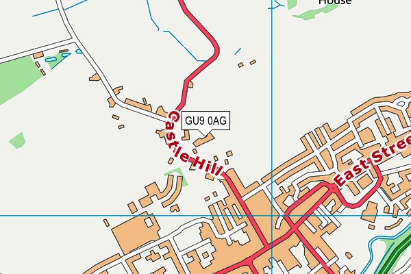 GU9 0AG map - OS VectorMap District (Ordnance Survey) GU9 0AG map - OS VectorMap District (Ordnance Survey)