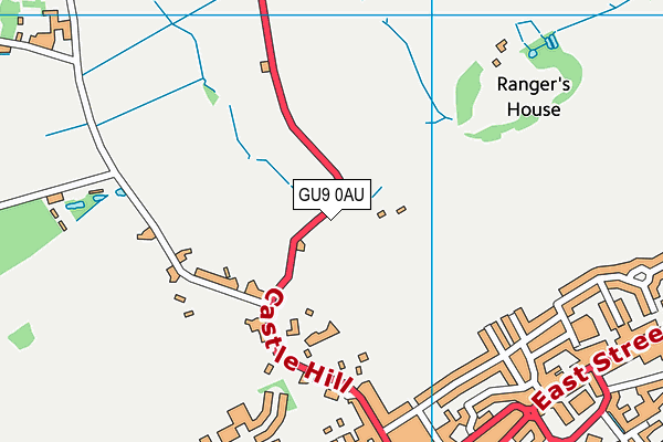 GU9 0AU map - OS VectorMap District (Ordnance Survey) GU9 0AU map - OS VectorMap District (Ordnance Survey)