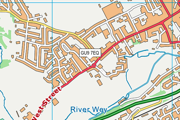 GU9 7EQ map - OS VectorMap District (Ordnance Survey) GU9 7EQ map - OS VectorMap District (Ordnance Survey)