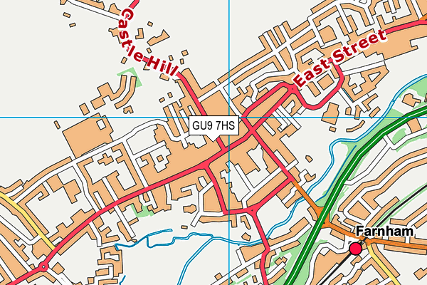 GU9 7HS map - OS VectorMap District (Ordnance Survey) GU9 7HS map - OS VectorMap District (Ordnance Survey)