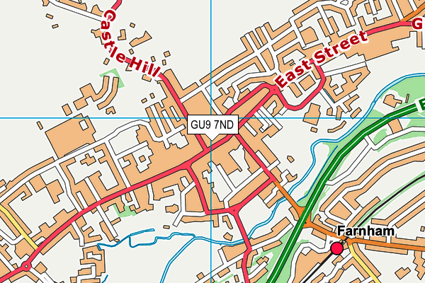 GU9 7ND map - OS VectorMap District (Ordnance Survey) GU9 7ND map - OS VectorMap District (Ordnance Survey)