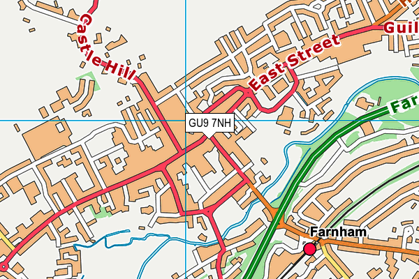 GU9 7NH map - OS VectorMap District (Ordnance Survey) GU9 7NH map - OS VectorMap District (Ordnance Survey)