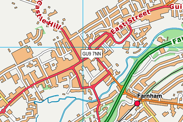 GU9 7NN map - OS VectorMap District (Ordnance Survey)