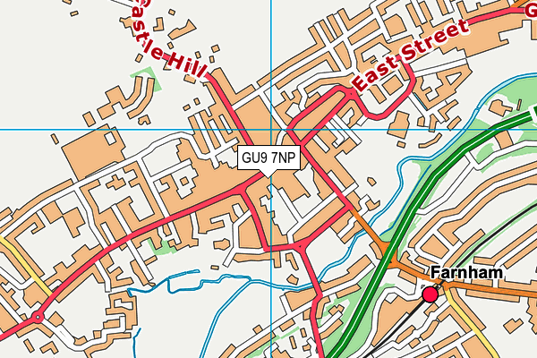 GU9 7NP map - OS VectorMap District (Ordnance Survey) GU9 7NP map - OS VectorMap District (Ordnance Survey)