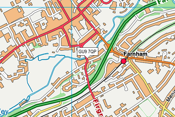 GU9 7QP map - OS VectorMap District (Ordnance Survey) GU9 7QP map - OS VectorMap District (Ordnance Survey)
