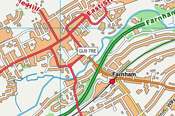 GU9 7RE map - OS VectorMap District (Ordnance Survey) GU9 7RE map - OS VectorMap District (Ordnance Survey)
