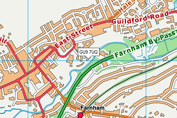 GU9 7UQ map - OS VectorMap District (Ordnance Survey) GU9 7UQ map - OS VectorMap District (Ordnance Survey)