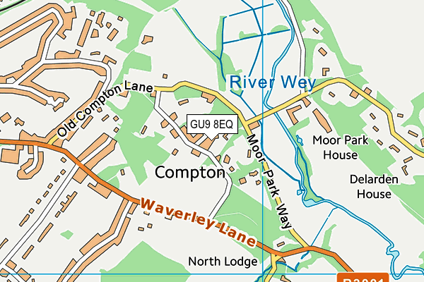GU9 8EQ map - OS VectorMap District (Ordnance Survey) GU9 8EQ map - OS VectorMap District (Ordnance Survey)